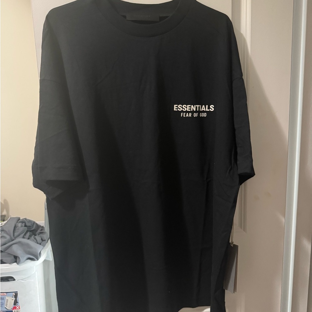Fear of God Essentials Black Short Sleeve Tee